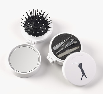 GOLFERS HAIRBRUSH @ NAIL CARE KIT